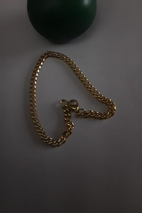 Gold Chain Chunky Bracelet