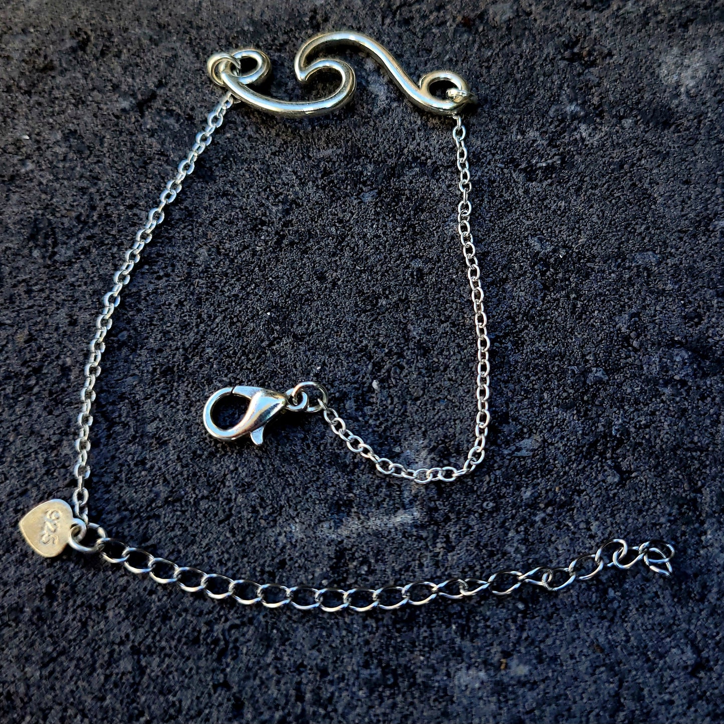 Silver Wave Bracelet