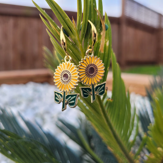 Sunflower Earrings