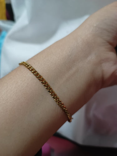 Gold Chain Chunky Bracelet