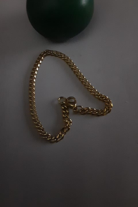 Gold Chain Chunky Bracelet