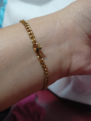 Gold Chain Chunky Bracelet