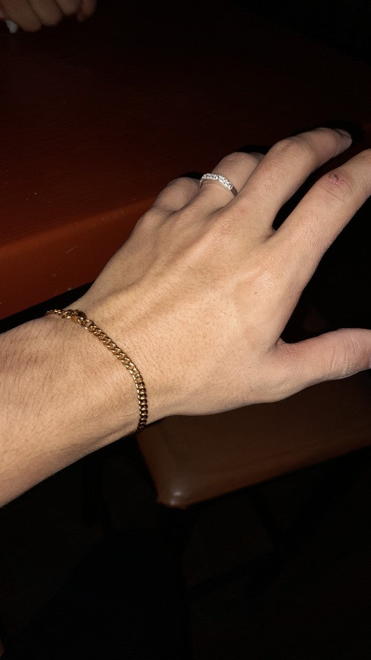 Gold Chain Chunky Bracelet