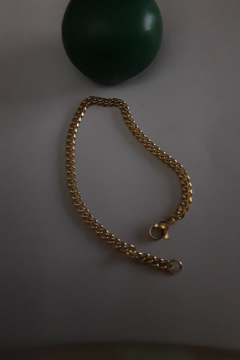 Gold Chain Chunky Bracelet