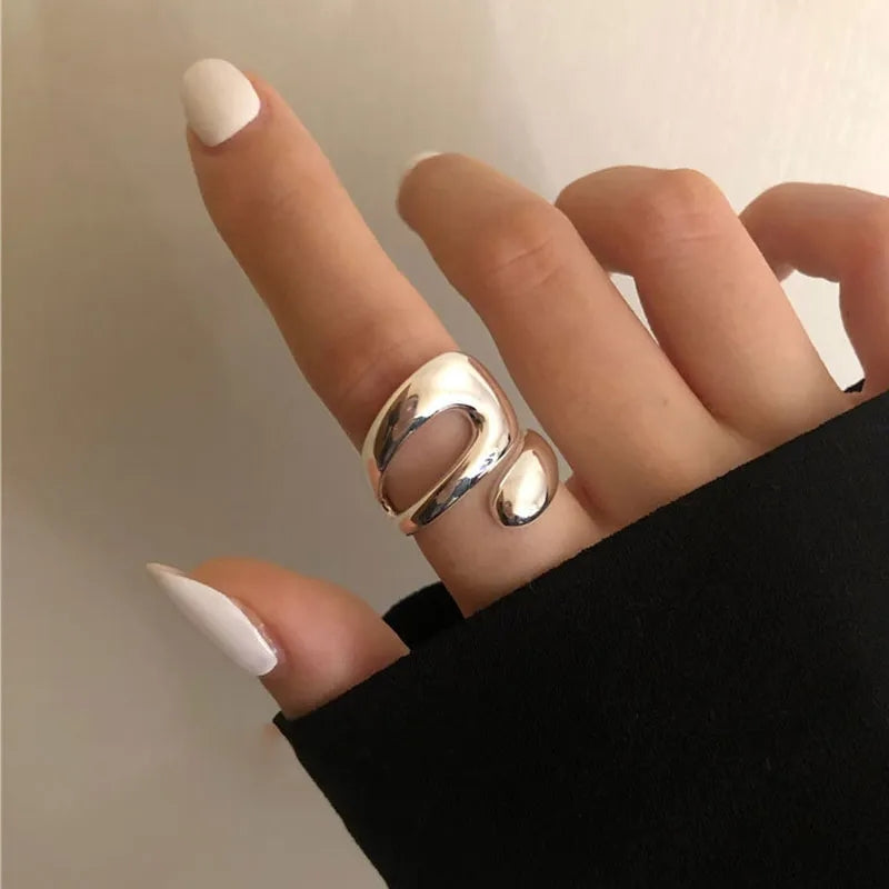 Silver Fashion Ring Set