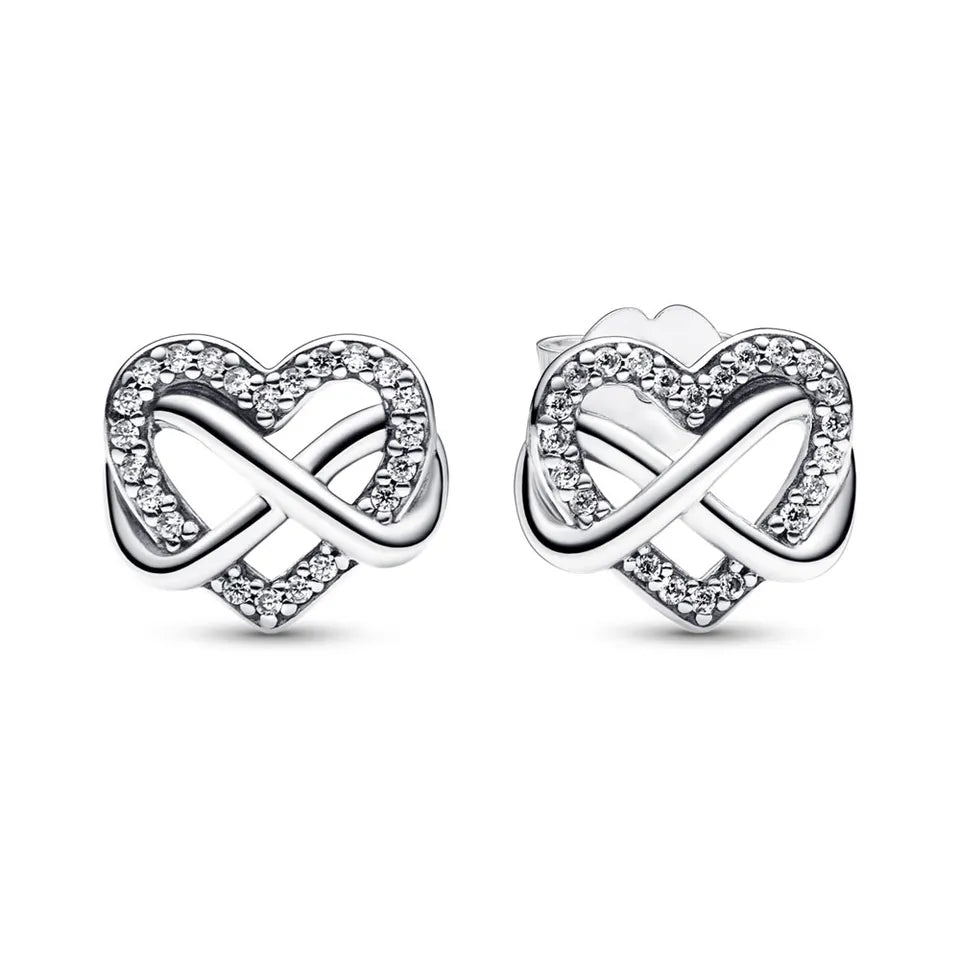 Infinity Heart Earrings