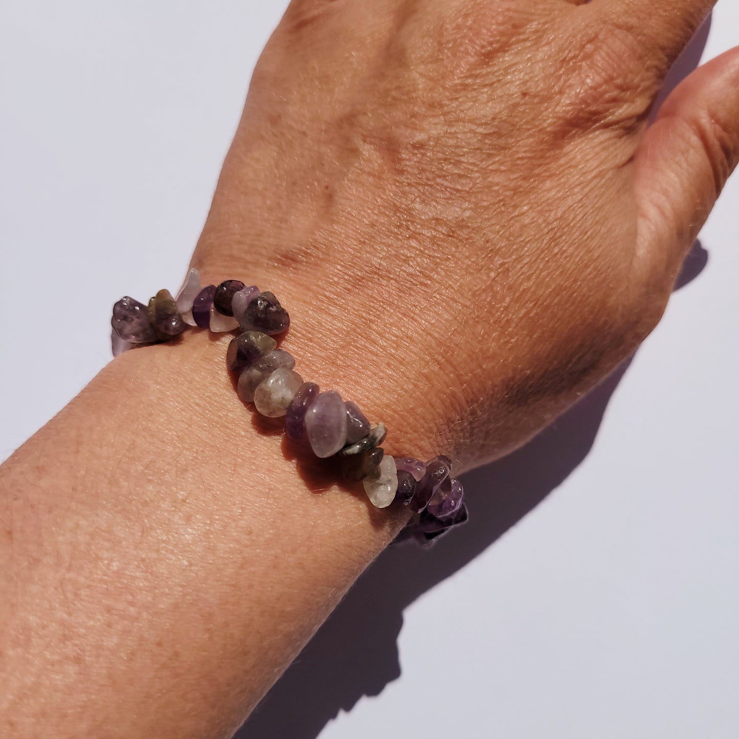 Amethyst Chip Bracelet