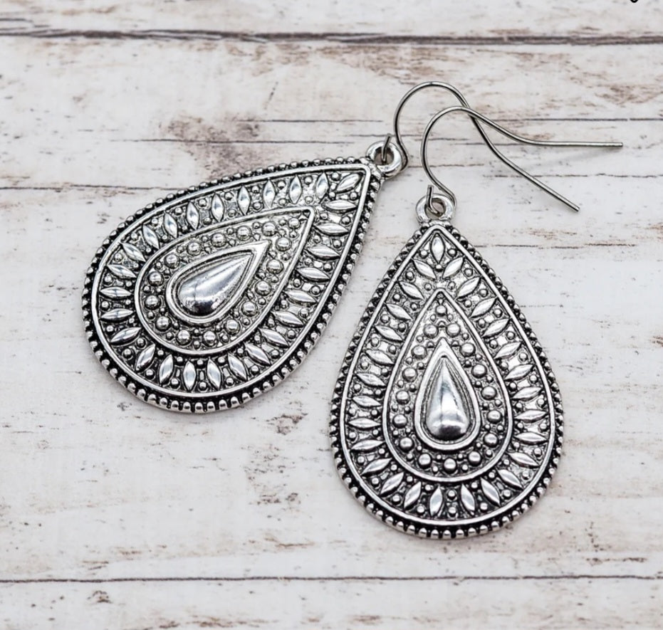 Tear Drop Boho Earrings