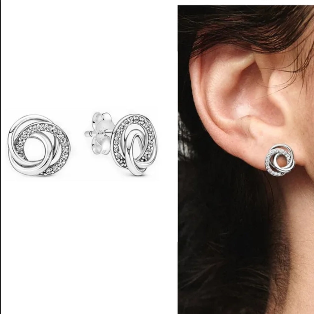 Encircled Stud Earrings