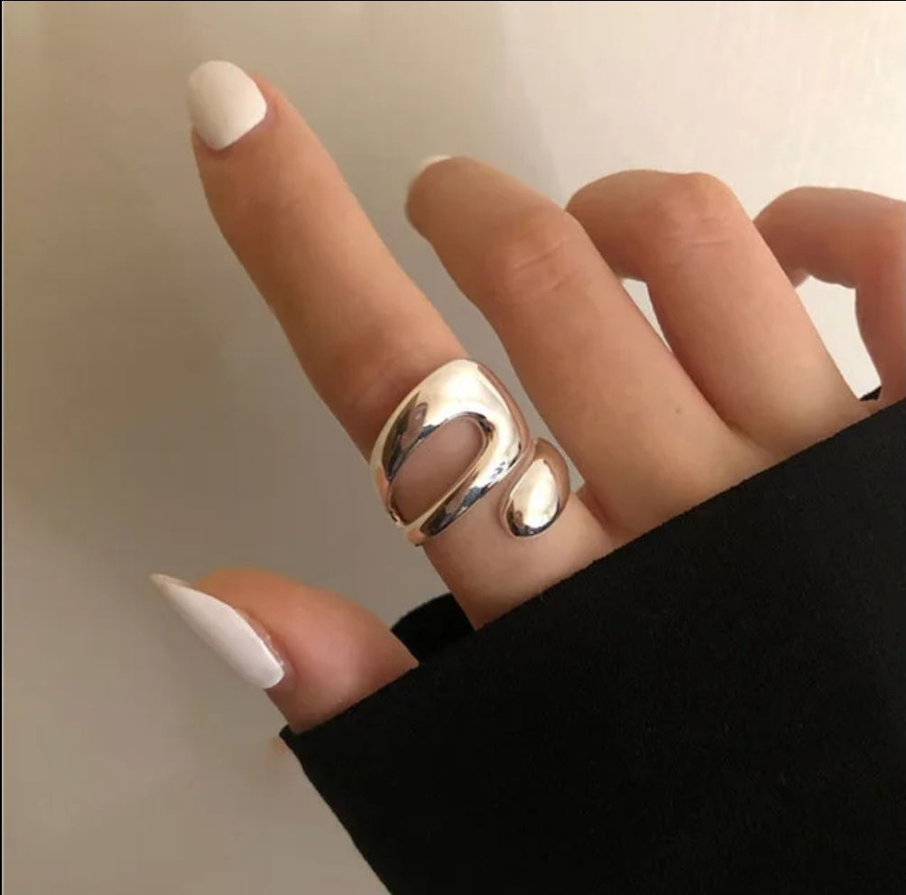 Silver Fashion Ring Set