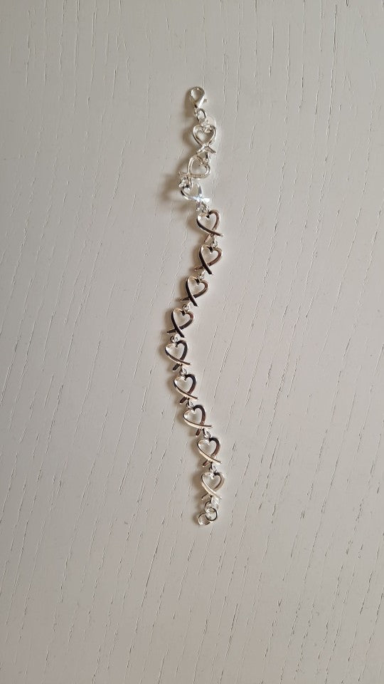 Silver Heart Bracelet