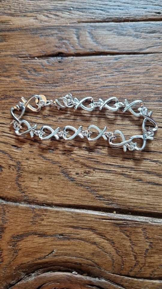 Silver Heart Bracelet