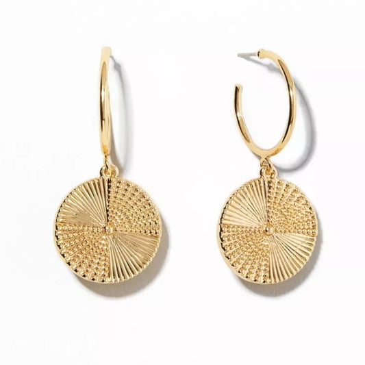 Gold Plated Michelle Earrings