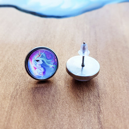 Kids Unicorn Stud Earrings