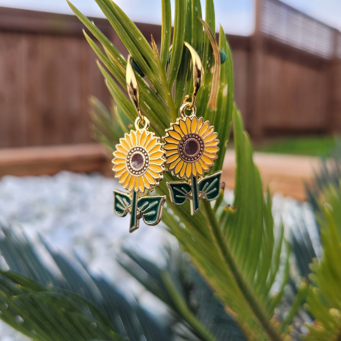 Sunflower Earrings