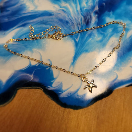 Gold Starfish Bracelet / Anklet