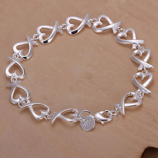 Silver Heart Bracelet